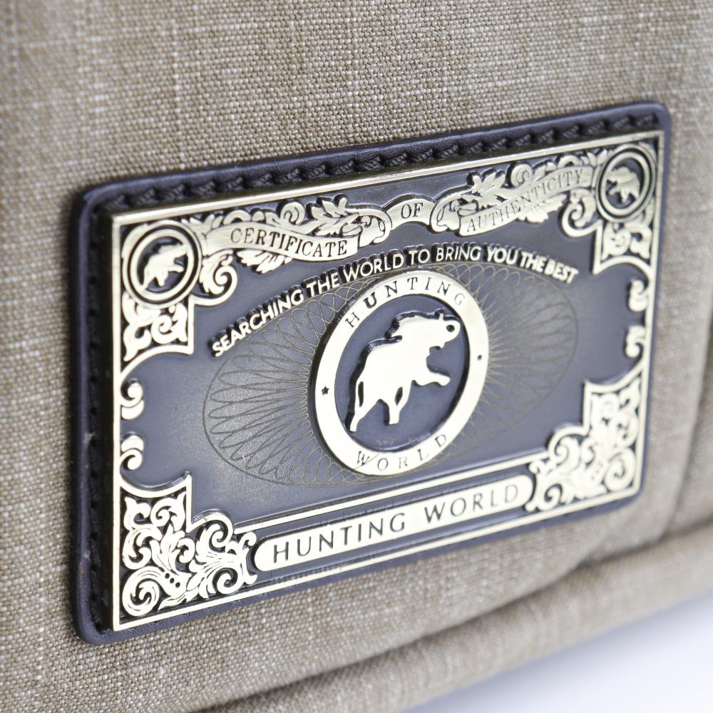 HUNTING WORLD Umhängetasche Hobo-Tasche beige Canvas Damen Gebraucht