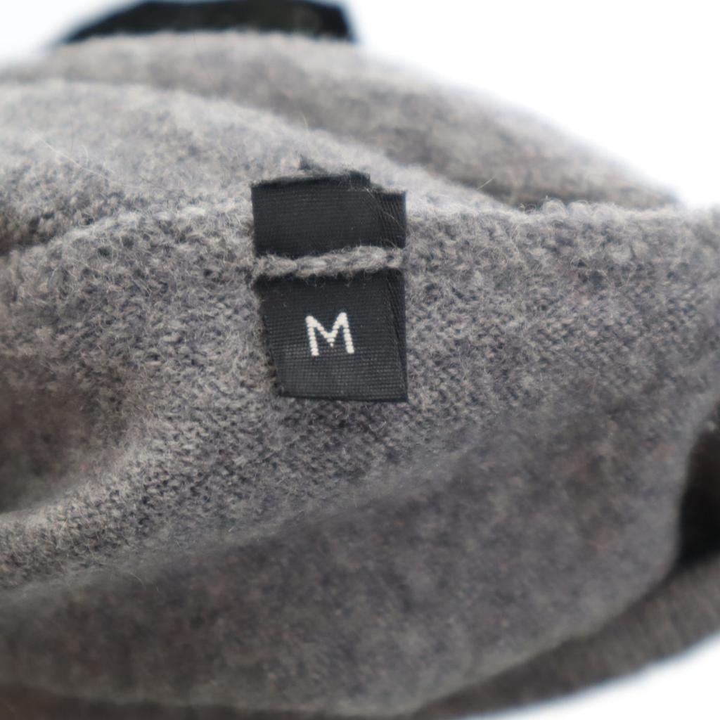 VERSACE CLASSIC V2 Long Sleeve V Neck Sweater M Gray Knit Women Used