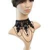Tassel Pearl Vintage Neck Black Lace Necklace Halloween Accessories
