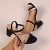 2026 Sandals Summer New Fairy Fashion High Heels Foreign Style Commuting and Going Out All-match High Heels