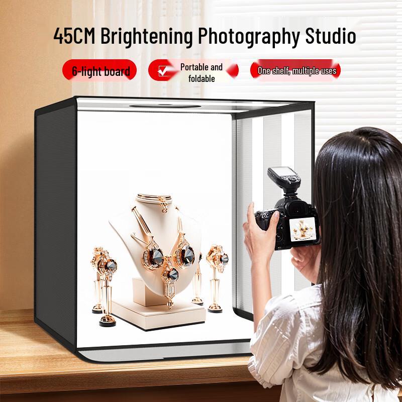 

Jimantu Foldable LED Photo Studio Light Box