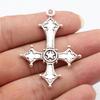 Large Crosses Detailed Religious Charm Antique Bronze Zinc Alloy Jewelry Making Supplies Necklace Making DIY Charms
