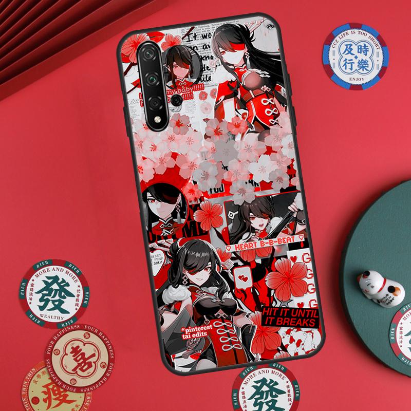 Genshin Impact Beidou For Huawei Nova Y73 Y72 Y61 Y91 Y90 Y70 Y60 12s 12i 11i 8i 9 10 SE P60 Pro P30 P40 Lite Case