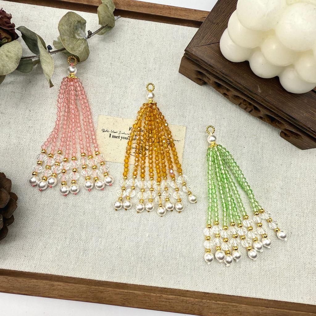 Handmade Tassel Suizi DIY Work in Progress Pendant Antique Placket DIY Clothing Chinese Song Jin Tassel Accessories