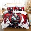 3D Print Hakos Baelz Anime Beding Set Bedrom Soft Modern Bedspreads Comefortable Children Kids Soft Duvet Cover Comfortable Quilt Cover And Pilowcase