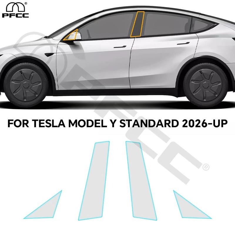 Pre-cut PPF For Tesla Model Y Standard 2026 Headlight Rearview A B Pillars TPU Protection Film Anti-Scratch Clear Bra Resistant
