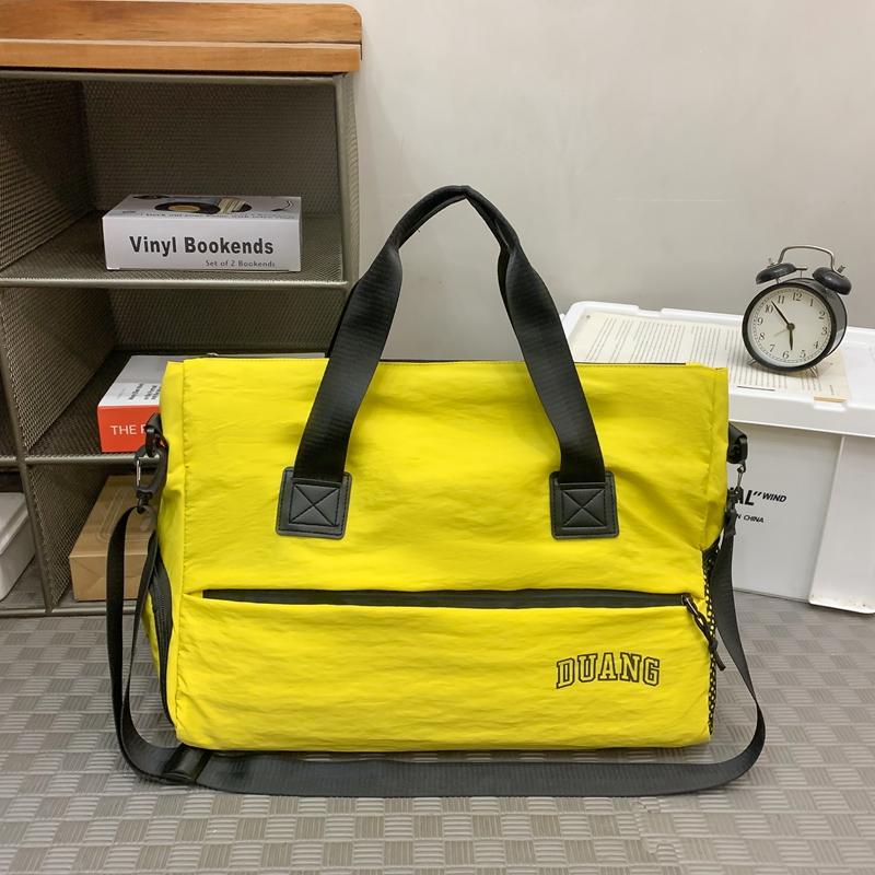 Herren-Kurzstreckenreisetasche mit Trocken-/Nasstrennung, leichte Gepäcktasche, tragbare Fitnesstasche mit großem Fassungsvermögen für Damen mit getrennten Schuhtaschen