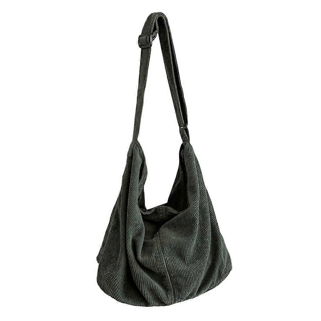 Large Capacity Shoulder Bag Crossbody Bag Fashion Corduroy Handbag For Womens-In Stock