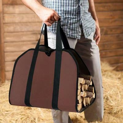 Portable Multi-Function Firewood Storage Handbag for Camping