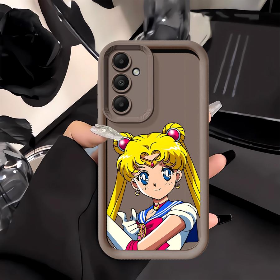 Phone Cover Case for Samsung Galaxy A56 A25 A26 A36 A24 A35 A52 A73 A22 A54 A55 A32 A21s Anime Sailor Moon