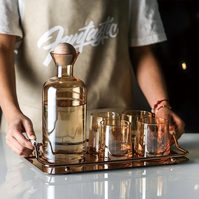 Nordic Glass Pitcher & Tumbler Set