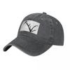 Peacock Baseball Caps Vintage Denim Washed Headwear Unisex Style Outdoor Running Hats