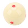 57mm White Billiard Cue Ball 6 Red Dots Anti Scratch Impact Resistant Pool Table Billiard Cue Ball for Game