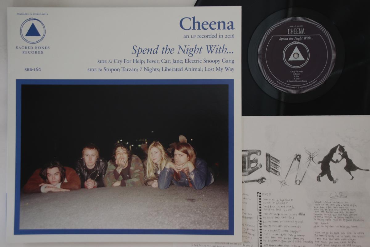 

LP Record CHEENA - Spend The Night With SBR160 Sacred Bones Re 2016 US Rock Used