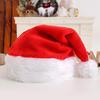 Adult All-Glow Christmas Hat with Lights - Plush Trim Holiday Party Decoration