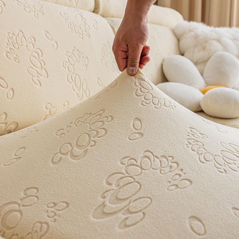 Elastic Sofa Cover Cushion Cover Sofa Hat Solid Color Sofa Cover All-inclusive Four Seasons Universal Cover Sofa Cushion Cover