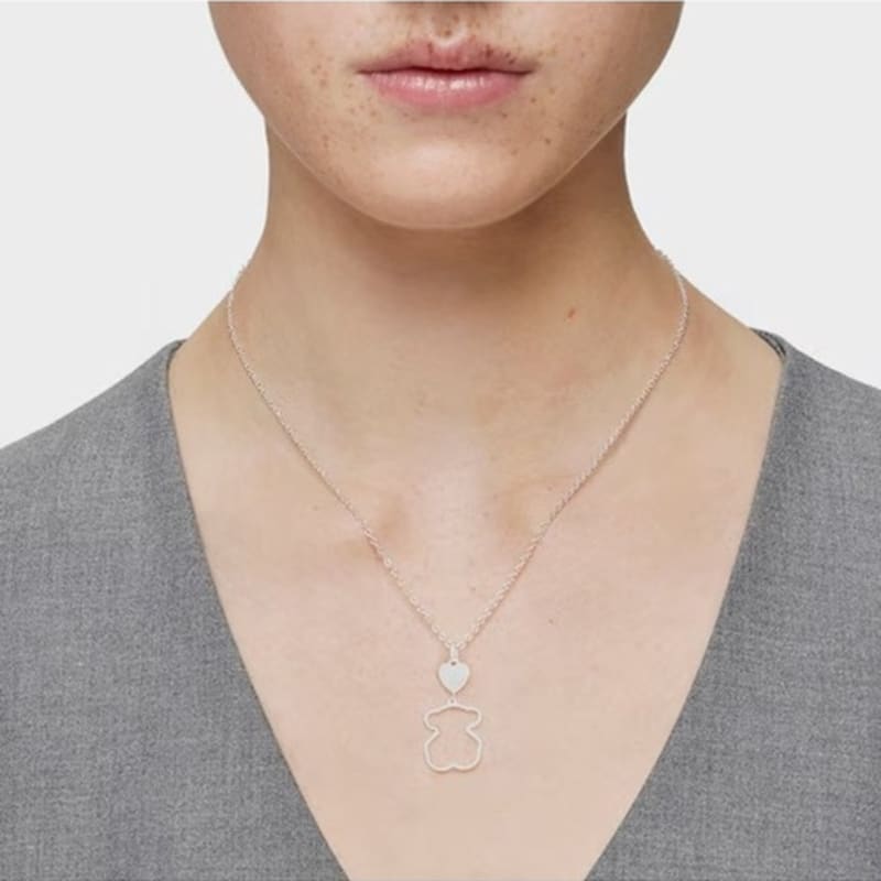 Collar TOUS Nuevo Motivo Oso Silueta Plata/612494510