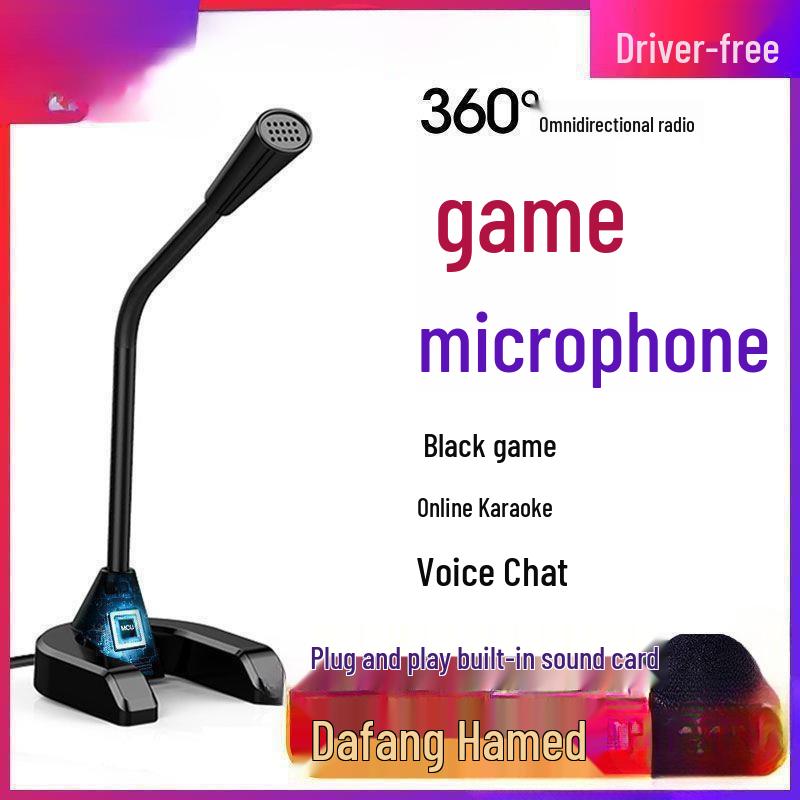 Desktop Microphone for Streaming, Gaming, and Voice Chat