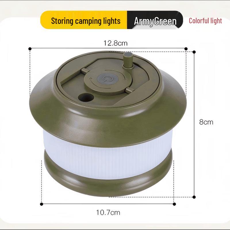 Lishi Camping LED Rechargeable String Lights хаки/цветной