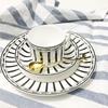 Kitchen Dining Bar Branch Shape Royal Style Mini Dessert Spoon Flatware Small Coffee Spoon Cutlery