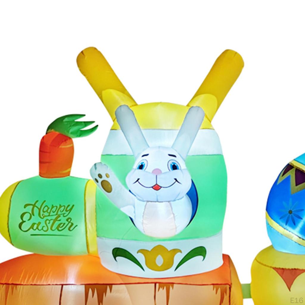 Aufblasbare Oster-Außendekoration mit Licht für den Innenhof, Rasen, Stil A