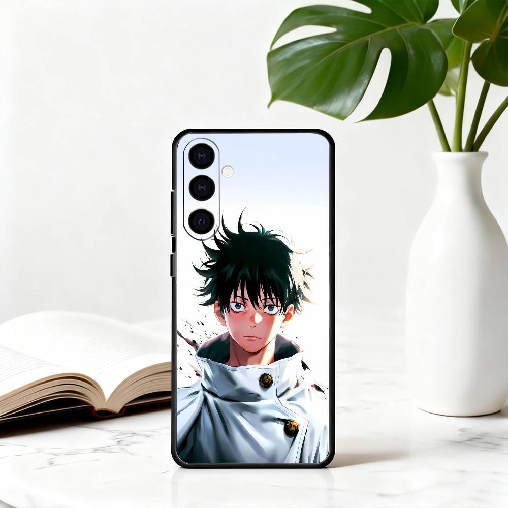 J-Jujut-su K-Kaisen O-Okkotsu Y-Yuta-OY Phone Case Black Silicone Soft For Samsung Galaxy A73,A72,A71,A70,A53,A52,A51