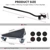 Furniture Mover Dolly Furniture Mover With Wheels & Furniture Lifter Carbon Steel Furniture Lifter With 3 360 Rotatable Rubber