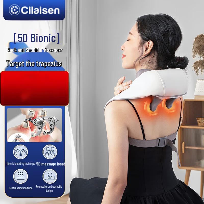 Cilaisen 5D Kneading Shoulder and Neck Massager