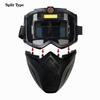 Auto Darkening Auto Darkening Welding Helmet Split Type Equipped with Headlights Welder Protector Helmet Adjustable Band