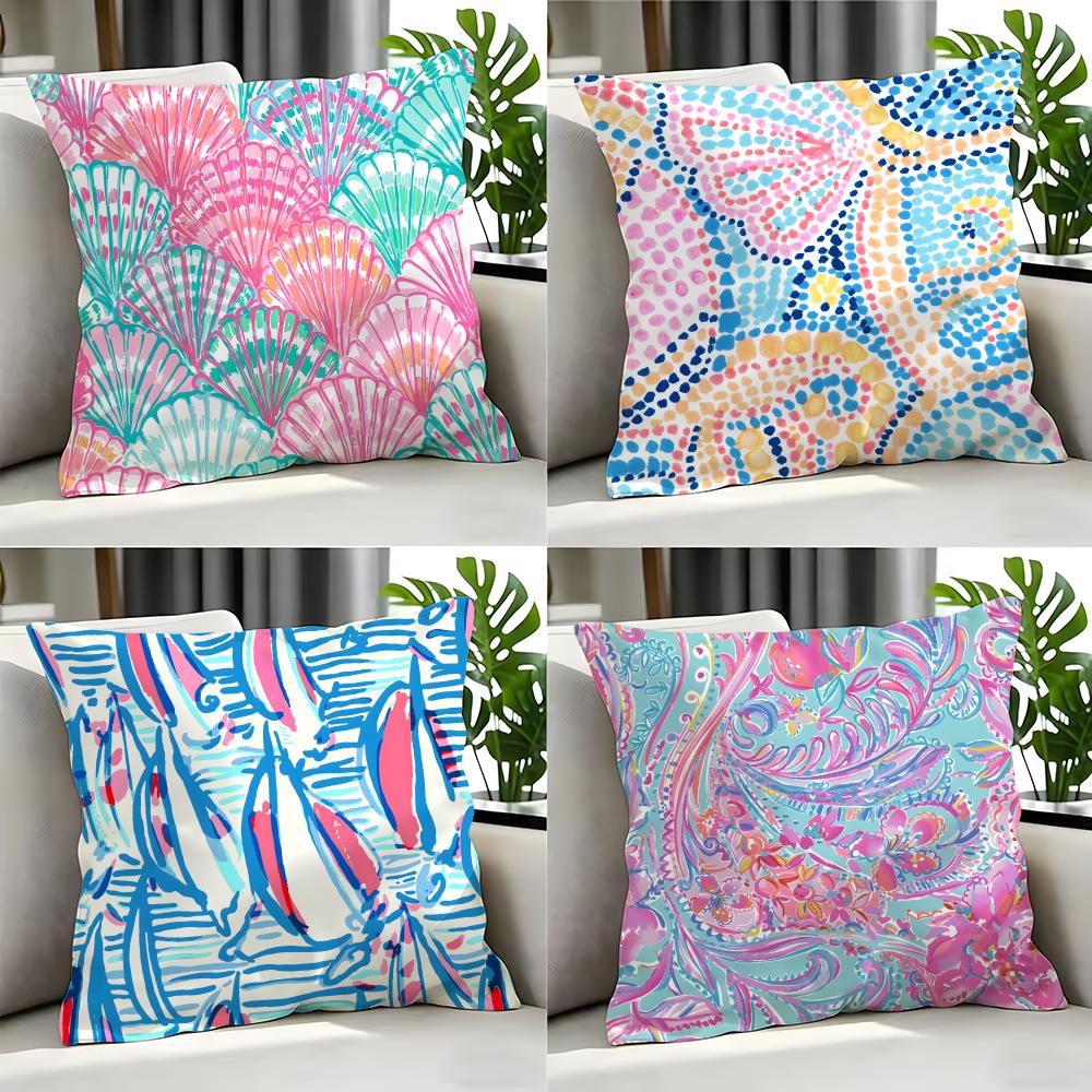 Brand LLilly Decor Pulitzer Cushion Cover Cushion Cover Set Pcs x x x Pillowcase Decorative Sofa Home Decor