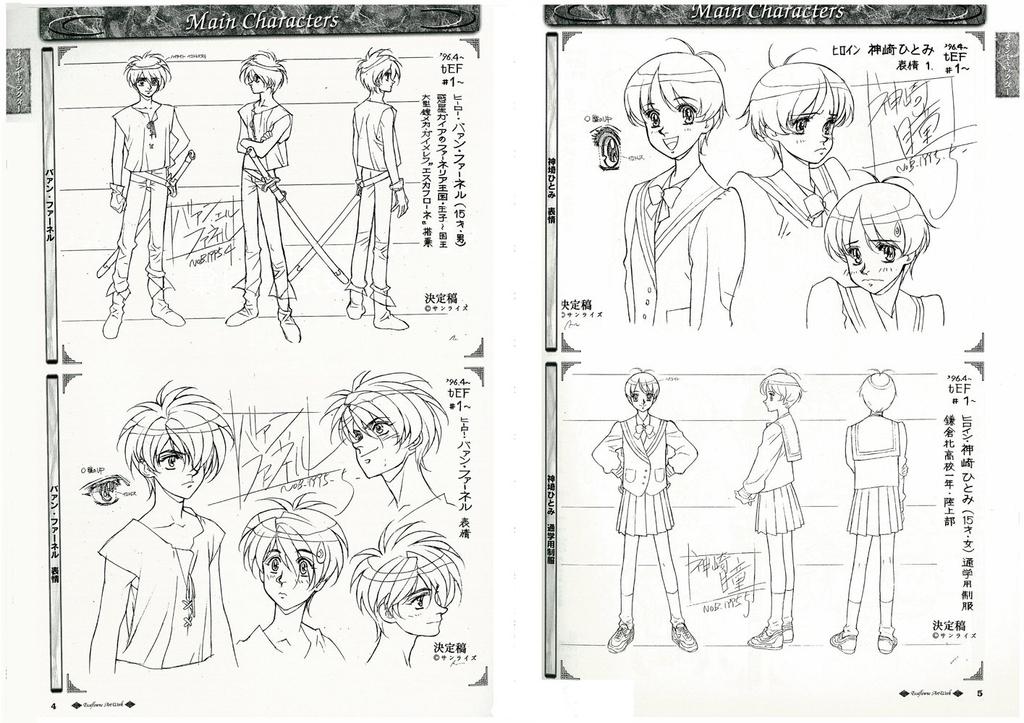 SUNRISE ART WORKS / Escaflowne TV Series