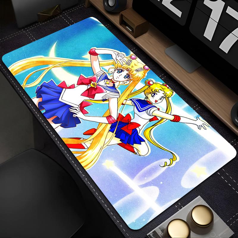 Colorful Mouse Pad SSailor Moon Anime Gaming Accessories Mousepad Gamer Completo Computer Keyboard Desk Mat Varmilo Table Pad