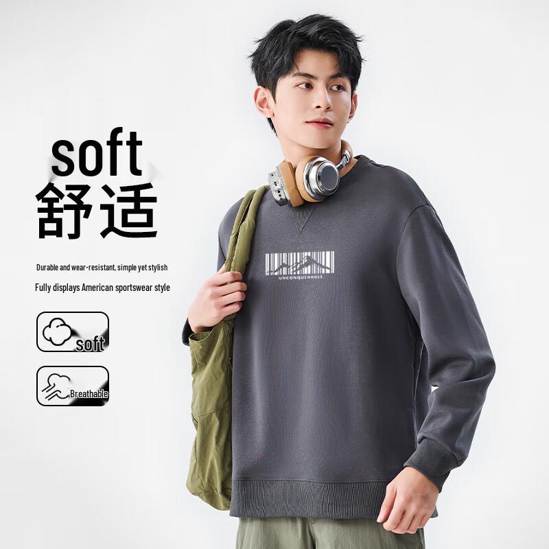 

Baleno Men s Trendy Heavy-Duty Round Neck Pullover Sweatshirt 5XL