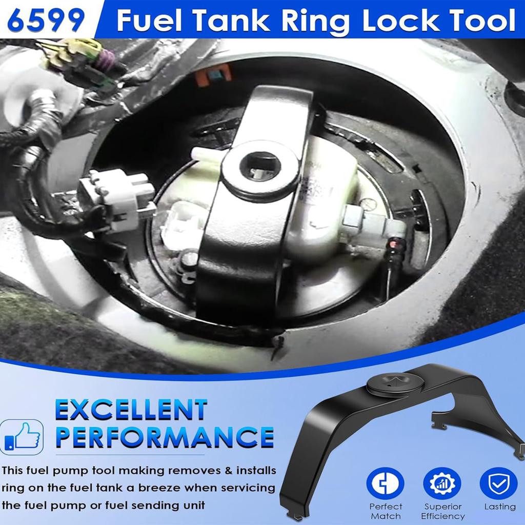 Oil Pump Sensers Removal and Installation Tool with 1/2in Square Drive Oil Tank Lock Rings Tool 6599 Aluminum