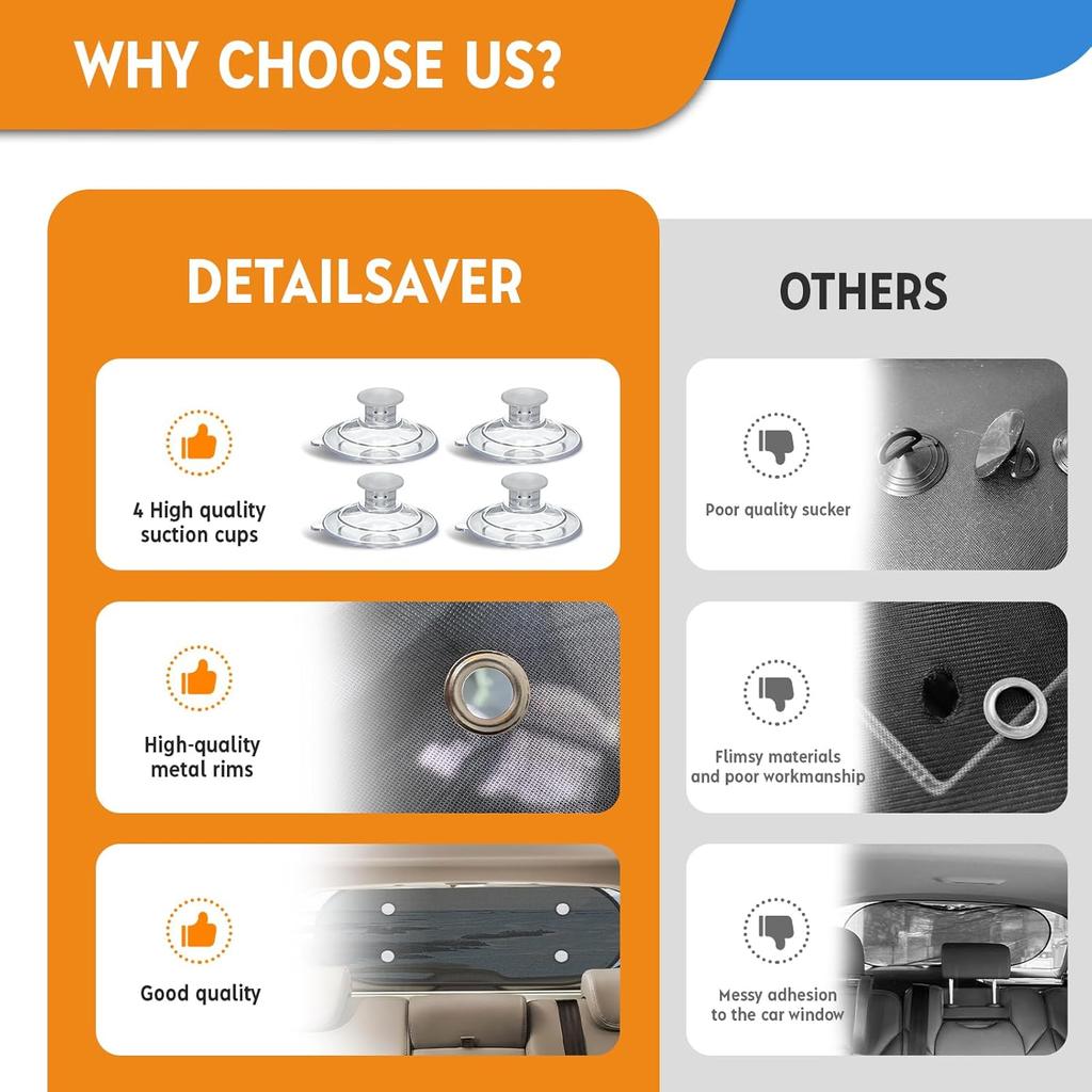 2025 New Upgrade Car Shades For Back Windows Baby 43.3"X23.6"(1 Pack),Rear Window Sun Shade,Car Window Shades Can Blocks 99.98% UVR,Sun Shade