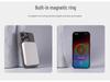 Magnetic Thin Ring iPhone 15/16 Pro Max Color Block Lens Frame Case - Skin-Friendly Protective Design