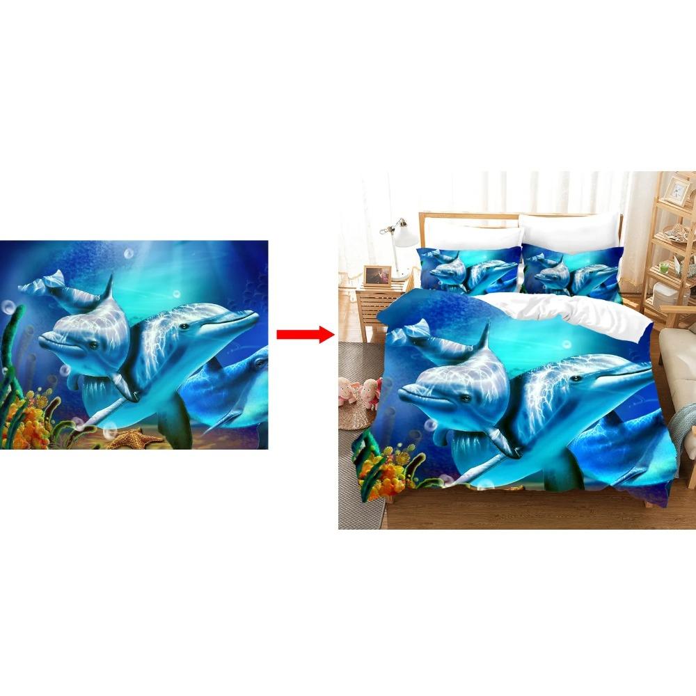 3pcs Sunflower Duvet Cover Set (1*Duvet Cover + 2*Pillowcases, Without Core), 3D Print Plant Flowers Duvet Cover With Pillowcase