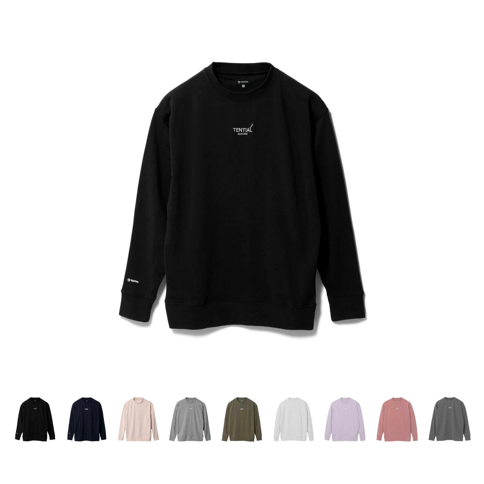 

ОДЕЖДА ДЛЯ ЗДОРОВЬЯ BAKUNE Носите комфортно и непринужденно [TENTIAL] [Wellness Bakune] (Длинный рукав/Топы/Черный/XX-Small) Мужские женские чёрный