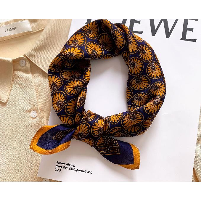 53 * 53 cm Mulberry Silk Lite firkantet skjerf Multifunksjonelt Profesjonell motedekorasjon Silkeskjerf for vår- og høstvarmesjal