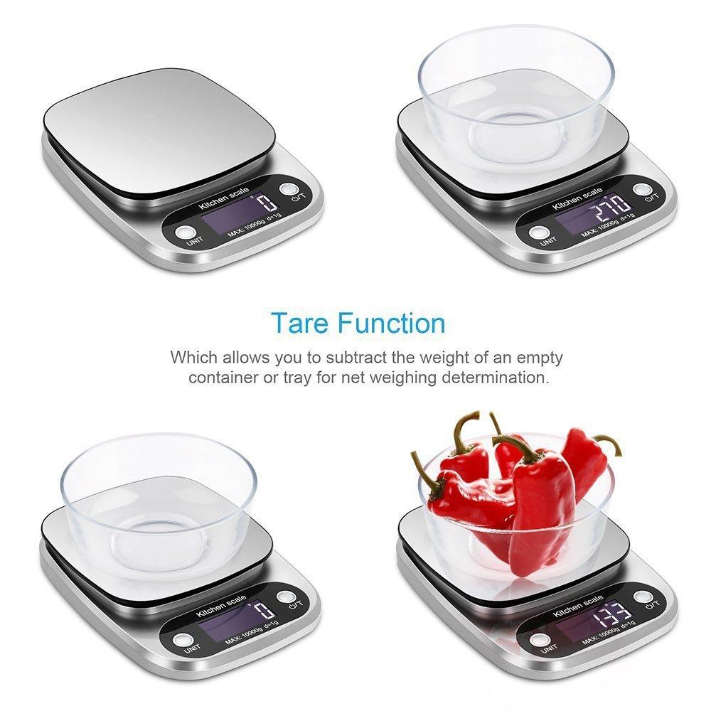 5/10kg High Precision Kitchen Scale Electronic Jewelry Food Baking Scale Multifunction Measuring Tool Gram Scale Lcd Display