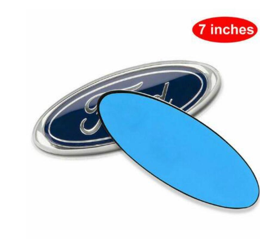 7" inch Car Tailgate Rear Logo Trunk Emblem Decal Oval Badge Stickers for F150 F250 ESCAPE EXCURSION EXPEDITION TAURUS RANGER Etc.