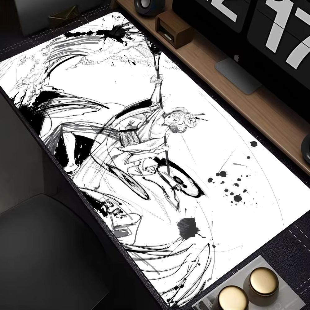 National Style Portrait Mouse Pad Mouse Pad XXL Gaming Accessories Office Gamer Keyboard Desk Mat NonSlip Laptop Large Mousepad