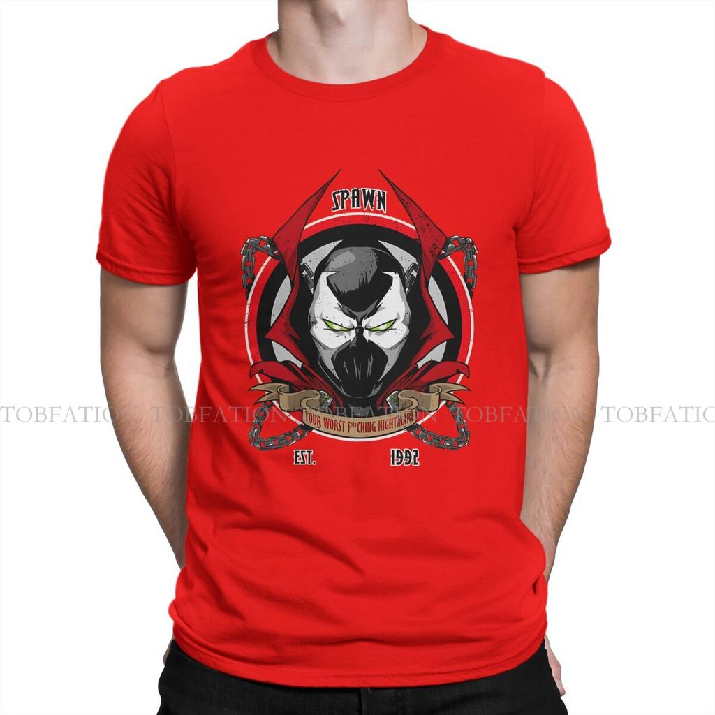 Your Worst Nightmare Men TShirt Spawn Comic Crewneck Short Sleeve 100 Cotton T Shirt Funny High Quality Birthday Gifts