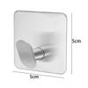 10/1pc Stainless Steel Wall Hooks Bathroom Robe Hook Adhesive Key Clothes Hanger Towel Holder Kitchen Bathroom MultiPurpose Hook