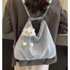 Silver Travel Backpack Women's New Trendy Fashion Shoulder Bag Large Capacity Multi-purpose Messenger Bucket Bag Backpack