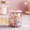 Transparent Sitting Storage Stool, Children's Plush Doll Storage Bucket, Toy Miscellaneous Items, Convenient Storage Box