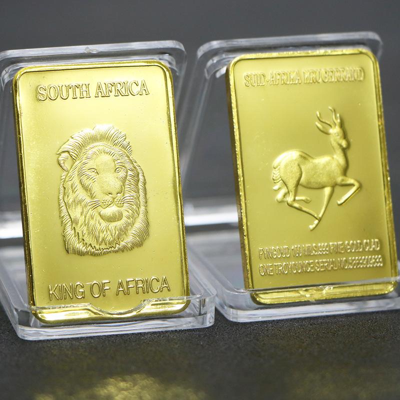 European USA Euro Gold Bar Fine Gold Commemorative Bullion Bar Collection