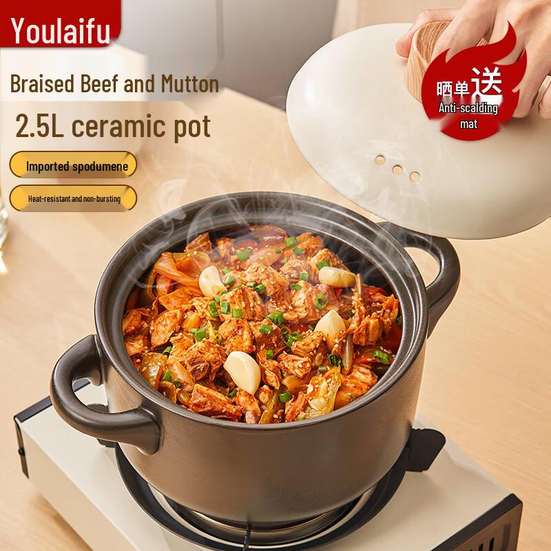Youlaifu Heat-Resistant Ceramic Clay Pot