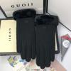 Women's Autumn Winter Touchscreen Suede Gloves, Velvet-Lined and Thickened for Warmth, Perfect for Cycling