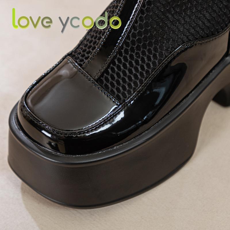 Women's Summer Breathable Increase Platform Boots, Fashion Women's Increase Waterproof Platform Shoes